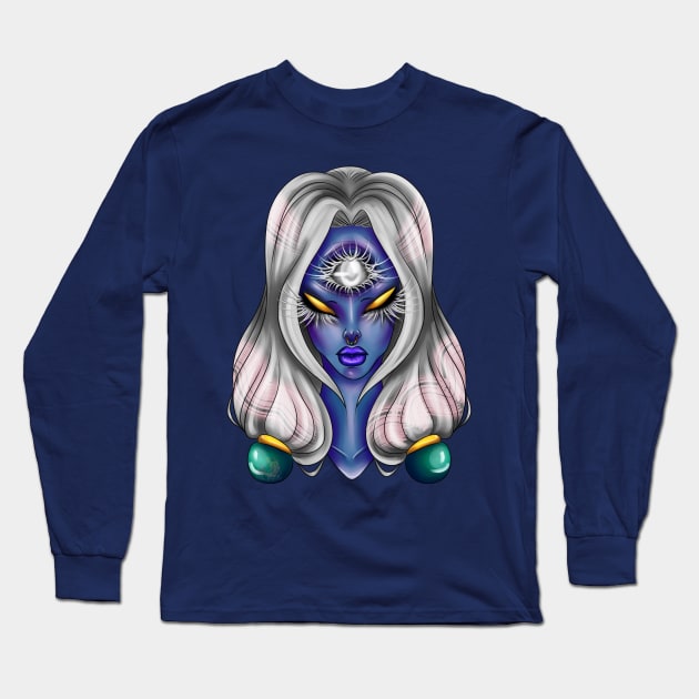 Third Eye Long Sleeve T-Shirt by FancyFishStudios